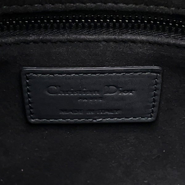 クリスチャン・ディオール ハンドバッグ Lady Dior ミディアム ウルトラマットカーフスキン M0565SLOI_M989 ２wayショルダー 黒