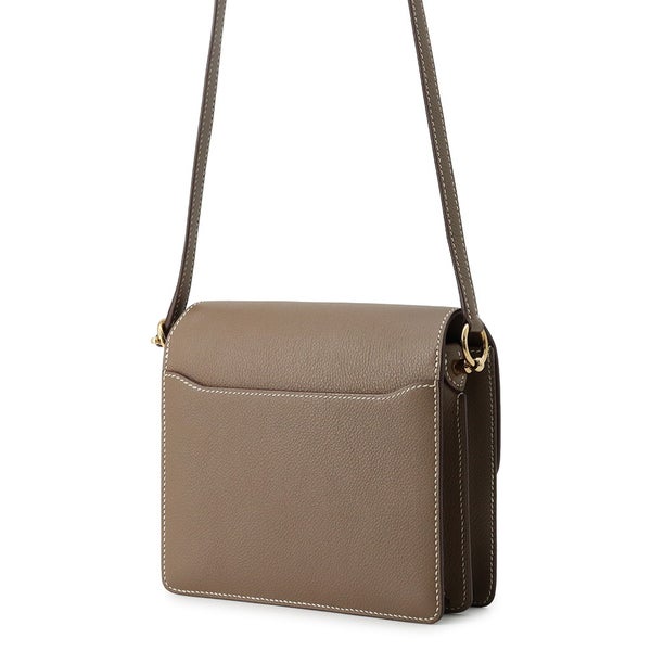 エルメス サック ロウリス ルリ ミニ エトゥープ/ゴールド金具 エバーカラー B刻印 HERMES