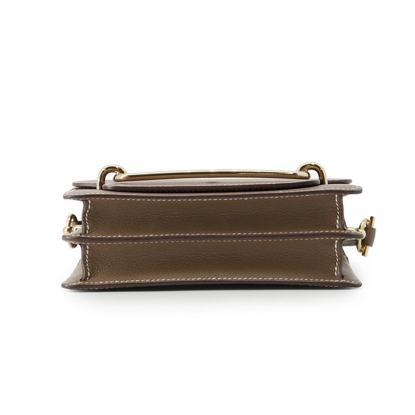 エルメス サック ロウリス ルリ ミニ エトゥープ/ゴールド金具 エバーカラー B刻印 HERMES