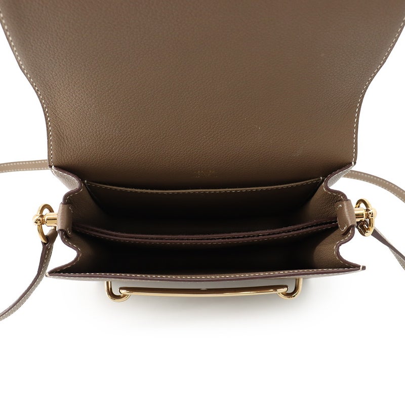 エルメス サック ロウリス ルリ ミニ エトゥープ/ゴールド金具 エバーカラー B刻印 HERMES