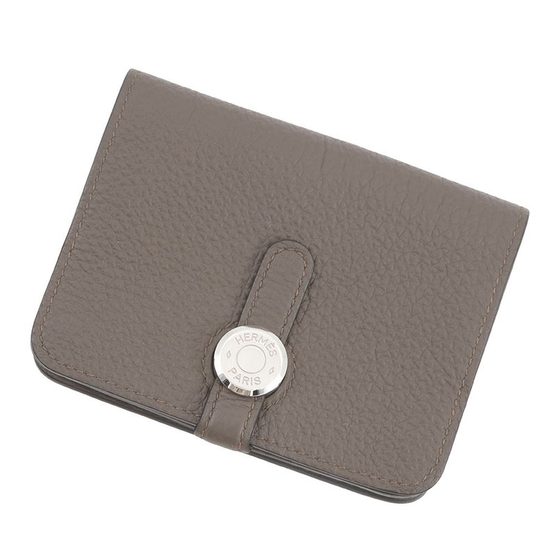エルメス コインケース ドゴン エタン/シルバー金具 トゴ □R刻印 HERMES 財布 小銭入れ