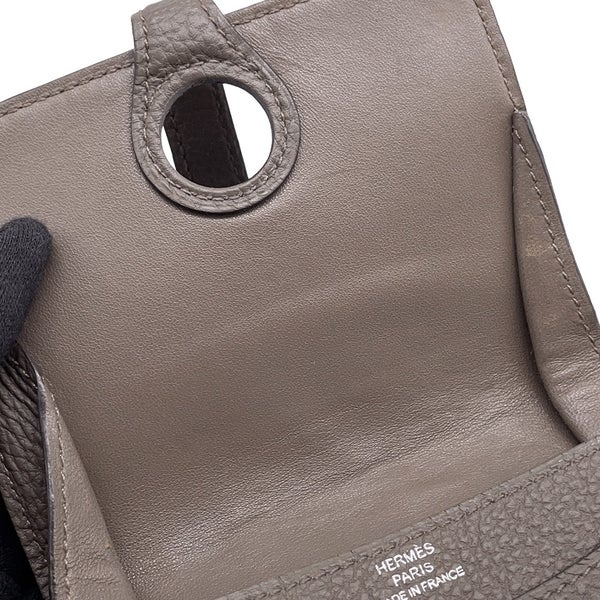 エルメス コインケース ドゴン エタン/シルバー金具 トゴ □R刻印 HERMES 財布 小銭入れ