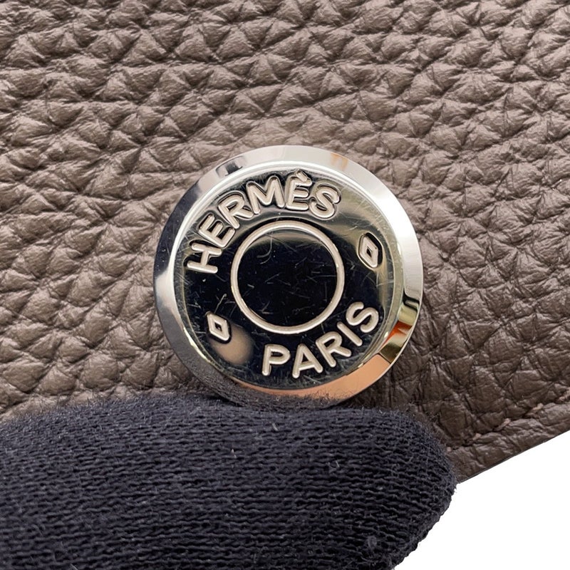 エルメス コインケース ドゴン エタン/シルバー金具 トゴ □R刻印 HERMES 財布 小銭入れ