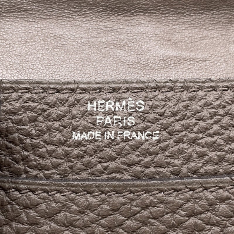 エルメス コインケース ドゴン エタン/シルバー金具 トゴ □R刻印 HERMES 財布 小銭入れ