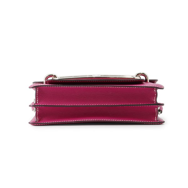 エルメス サック ロウリス 23 ローズパープル/シルバー金具 エバーカラー A刻印 HERMES