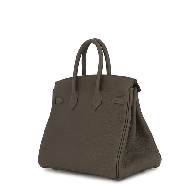 エルメス バーキン25 ヴェールマキ/ゴールド金具 トゴ W刻印 HERMES Birkin ハンドバッグ