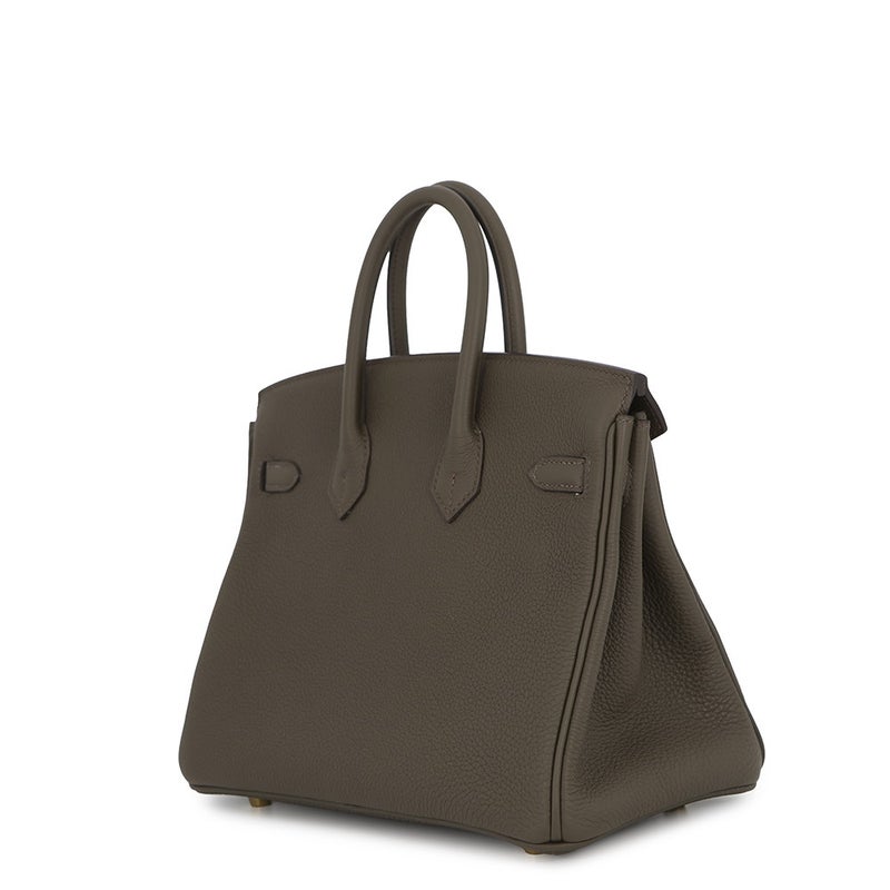エルメス バーキン25 ヴェールマキ/ゴールド金具 トゴ W刻印 HERMES Birkin ハンドバッグ