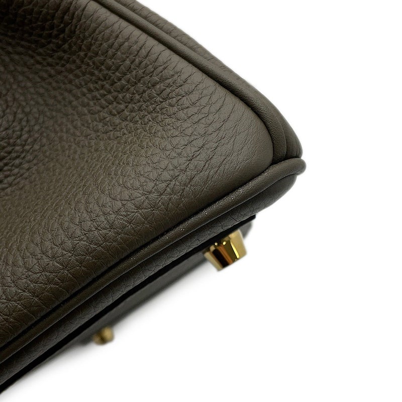 エルメス バーキン25 ヴェールマキ/ゴールド金具 トゴ W刻印 HERMES Birkin ハンドバッグ