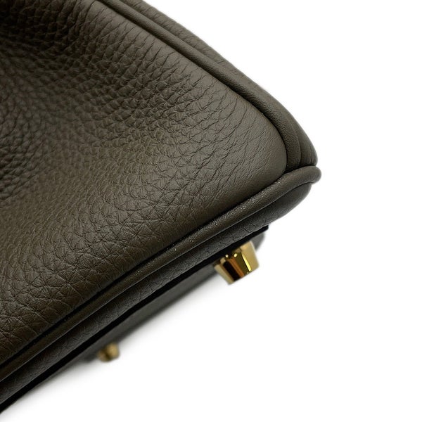 エルメス バーキン25 ヴェールマキ/ゴールド金具 トゴ W刻印 HERMES Birkin ハンドバッグ