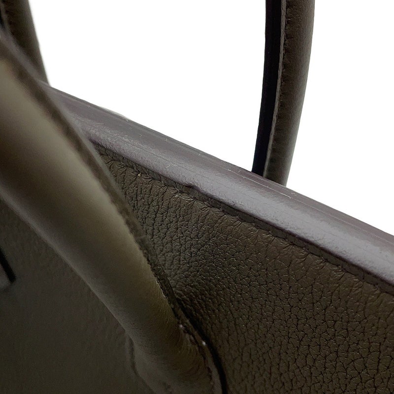 エルメス バーキン25 ヴェールマキ/ゴールド金具 トゴ W刻印 HERMES Birkin ハンドバッグ