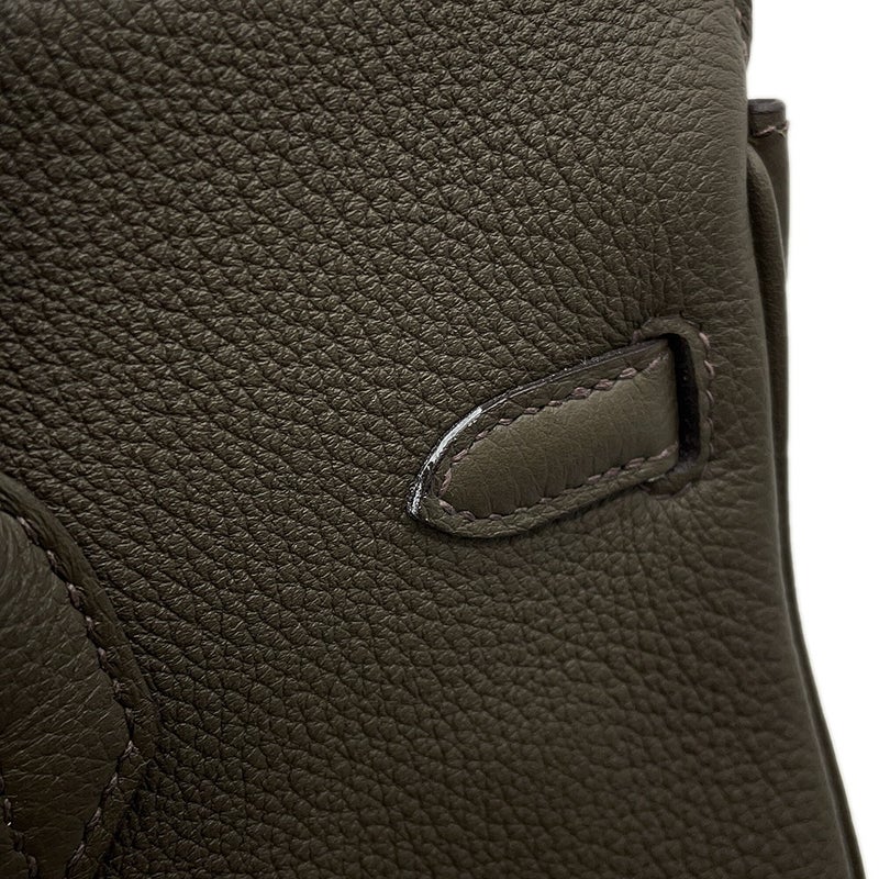 エルメス バーキン25 ヴェールマキ/ゴールド金具 トゴ W刻印 HERMES Birkin ハンドバッグ