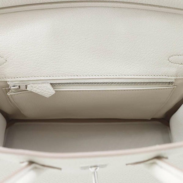 エルメス バーキン25 ベトン/シルバー金具 トゴ U刻印 HERMES Birkin ハンドバッグ
