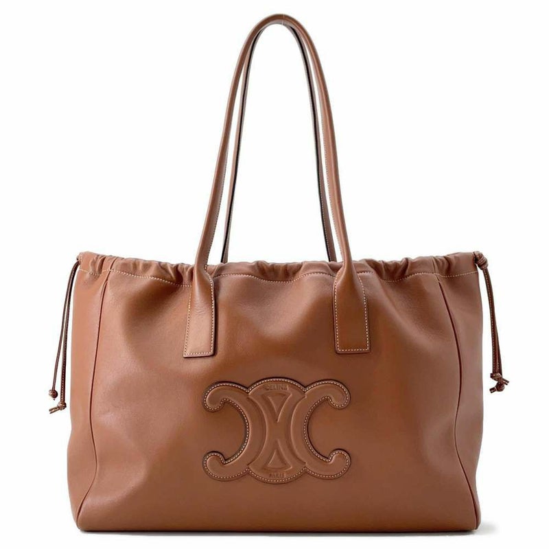 セリーヌ トートバッグ カバ ドローストリング キュイル トリオンフ レザー 199973DU3.04LU CELINE ショルダーバッグ