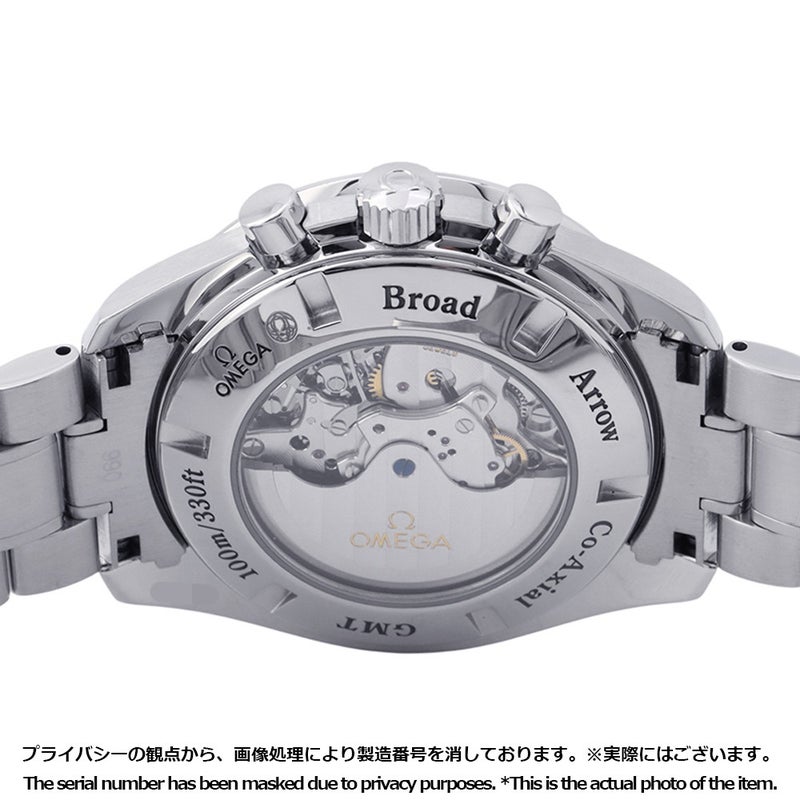 オメガ スピードマスター ブロードアロー クロノグラフ GMT 3581.50 OMEGA 腕時計 黒文字盤