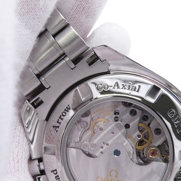 オメガ スピードマスター ブロードアロー クロノグラフ GMT 3581.50 OMEGA 腕時計 黒文字盤