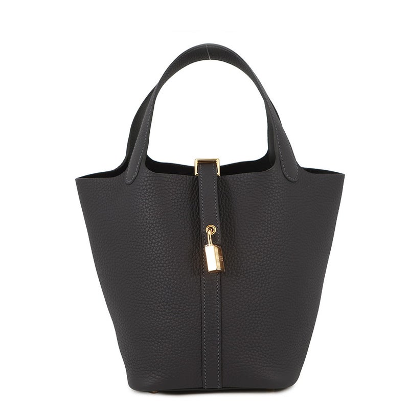エルメス ハンドバッグ ピコタンロックPM キャバン/ゴールド金具 トリヨンクレマンス K刻印 HERMES トートバッグ
