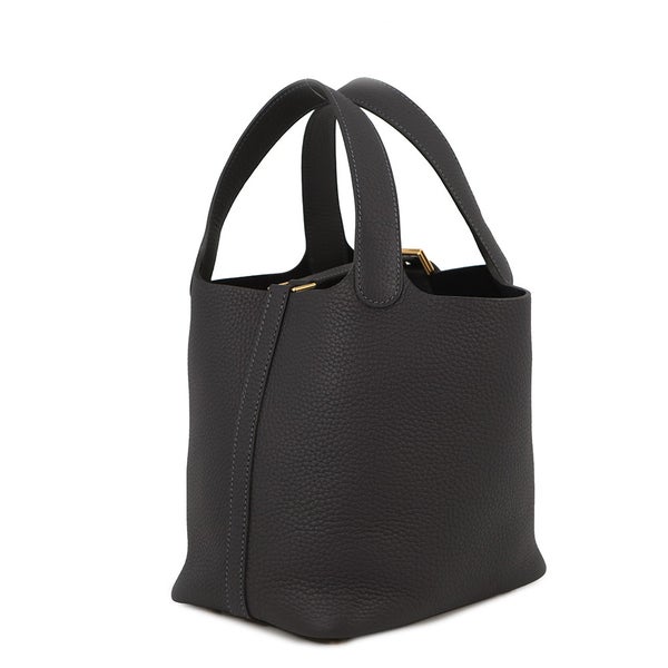 エルメス ハンドバッグ ピコタンロックPM キャバン/ゴールド金具 トリヨンクレマンス K刻印 HERMES トートバッグ