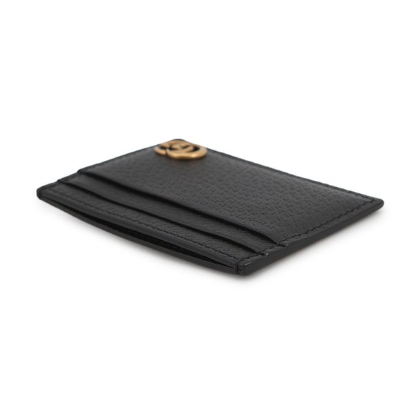 グッチ カードケース GGマーモント マネークリップ レザー 436022 GUCCI 財布 黒