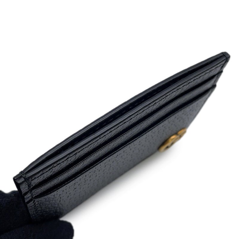 グッチ カードケース GGマーモント マネークリップ レザー 436022 GUCCI 財布 黒