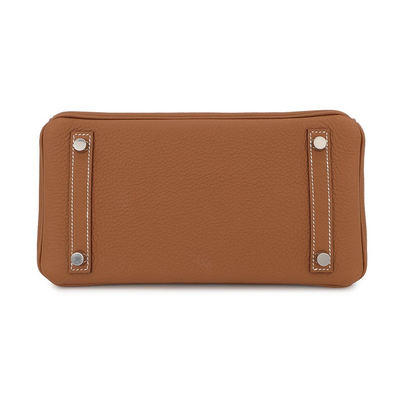 エルメス バーキン25 ゴールド/シルバー金具 トゴ G刻印 HERMES ハンドバッグ