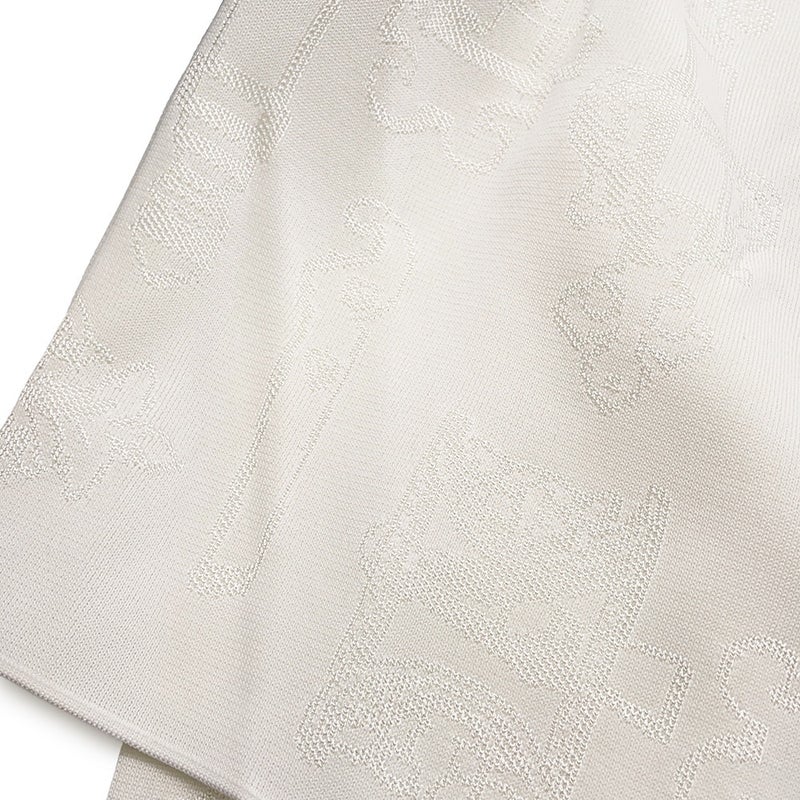 エルメス カーディガン フェロヌリー Ferronnerie レーヨン レディースサイズ36 H6E2732D8TL HERMES トップス 白