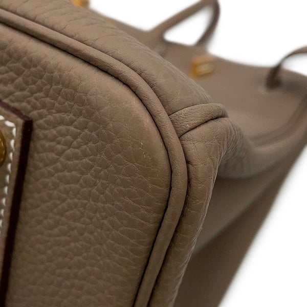 エルメス バーキン35 エトゥープ/ゴールド金具 トゴ K刻印 HERMES ハンドバッグ