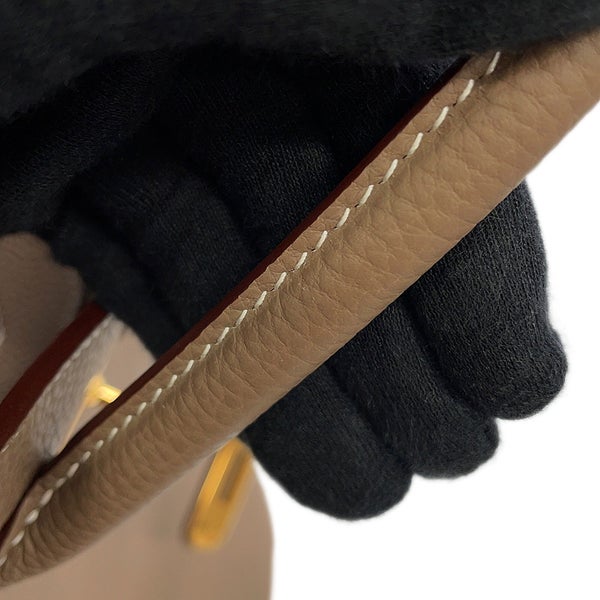エルメス バーキン35 エトゥープ/ゴールド金具 トゴ K刻印 HERMES ハンドバッグ