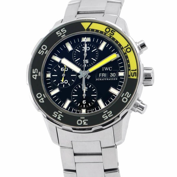 IWC アクアタイマー クロノグラフ IW376708 腕時計 ウォッチ 黒文字盤