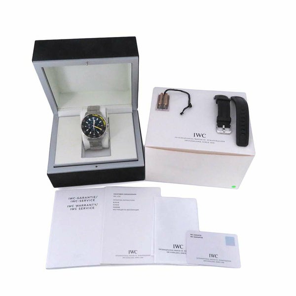 IWC アクアタイマー クロノグラフ IW376708 腕時計 ウォッチ 黒文字盤