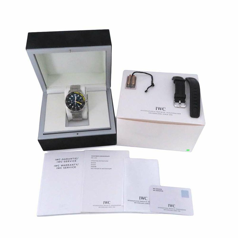IWC アクアタイマー クロノグラフ IW376708 腕時計 ウォッチ 黒文字盤
