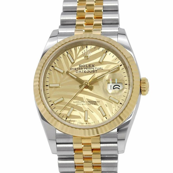 ロレックス デイトジャスト36 126233 ROLEX 腕時計 ゴールデンパームモチーフ文字盤