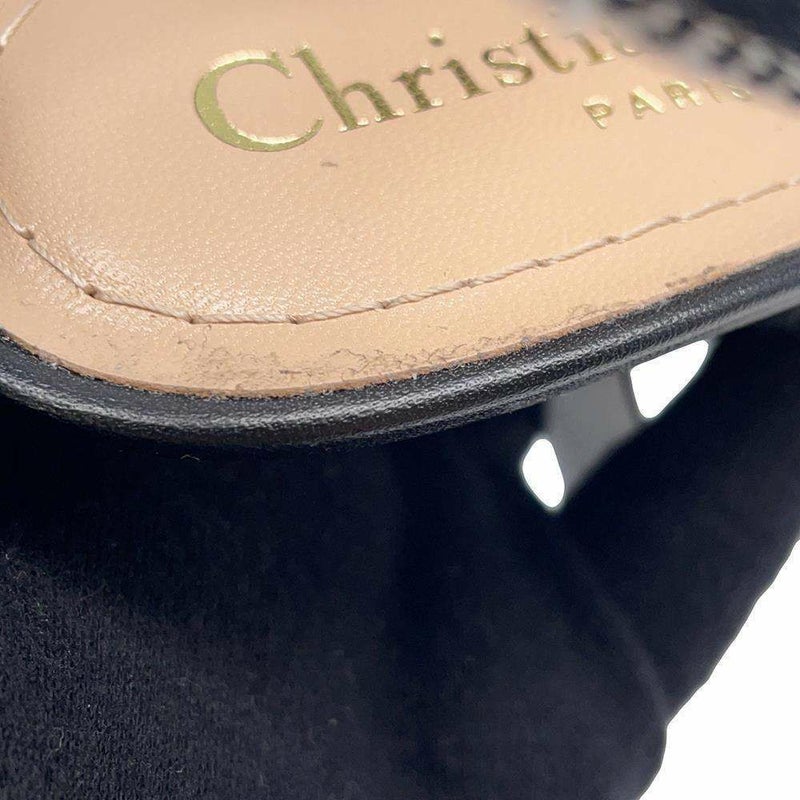 クリスチャン・ディオール パンプス J'ADIOR スリング バック 千鳥格子 レディースサイズ35  Christian Dior 白 黒