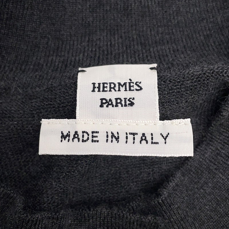 エルメス カーディガン メドール ウッドボタン カシミヤ シルク レディースサイズ34 5H2736DP HERMES トップス