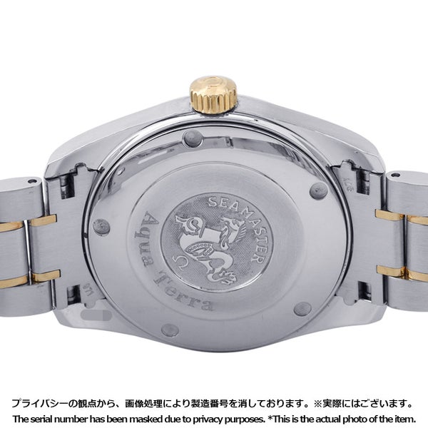 オメガ シーマスター アクアテラ 150M 2318.30 SS/K18YGイエローゴールド OMEGA 腕時計 ウォッチ クォーツ シルバー文字盤