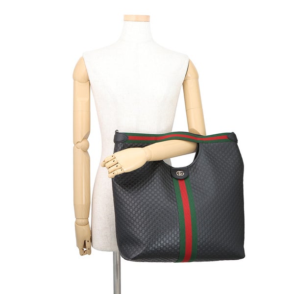 グッチ トートバッグ オフィディア GGスプリーム ジリオ ラージトート 日本限定 865452 GUCCI ウェブ ２wayショルダー 黒