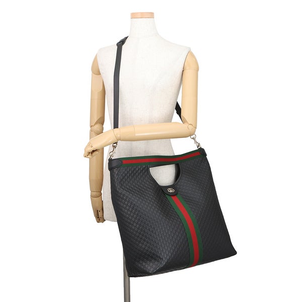 グッチ トートバッグ オフィディア GGスプリーム ジリオ ラージトート 日本限定 865452 GUCCI ウェブ ２wayショルダー 黒