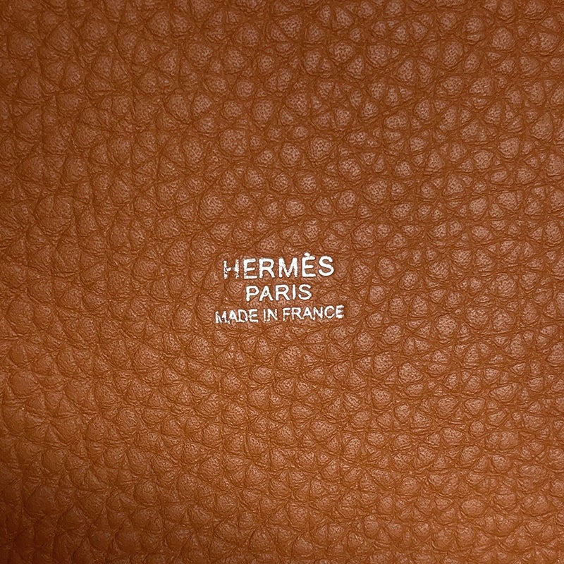エルメス ハンドバッグ ピコタンロックPM ゴールド/シルバー金具 トリヨンクレマンス G刻印 HERMES トートバッグ