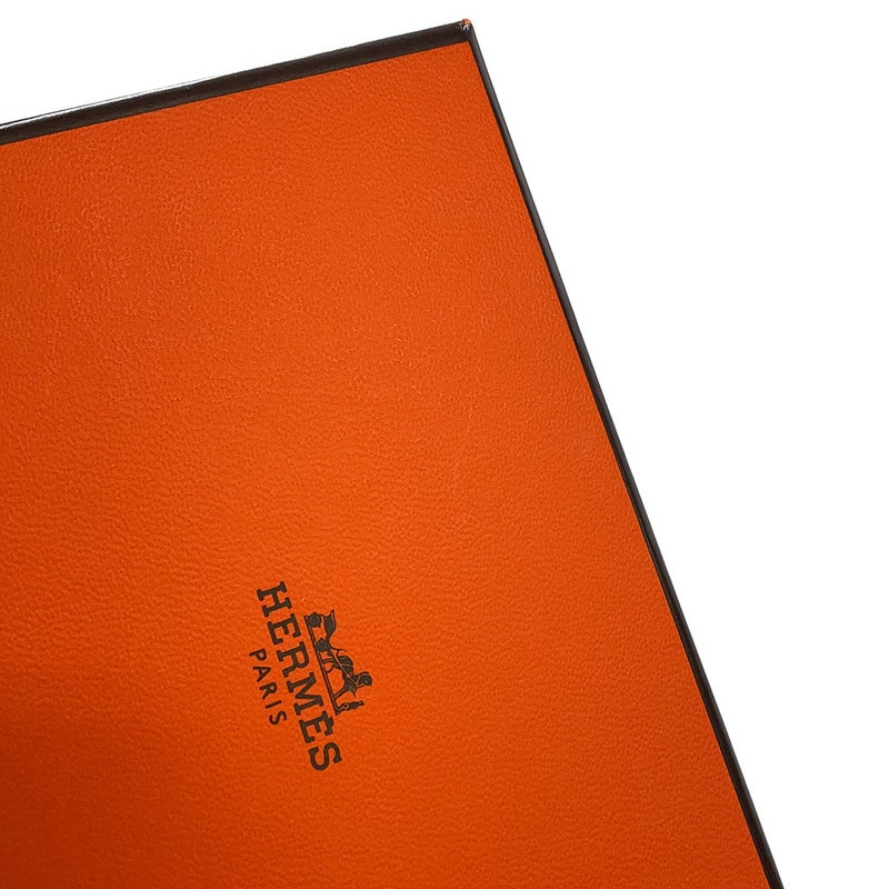 エルメス カードケース カルヴィ ブルーグラシエ/シルバー金具 エプソン K刻印 HERMES 名刺入れ 財布