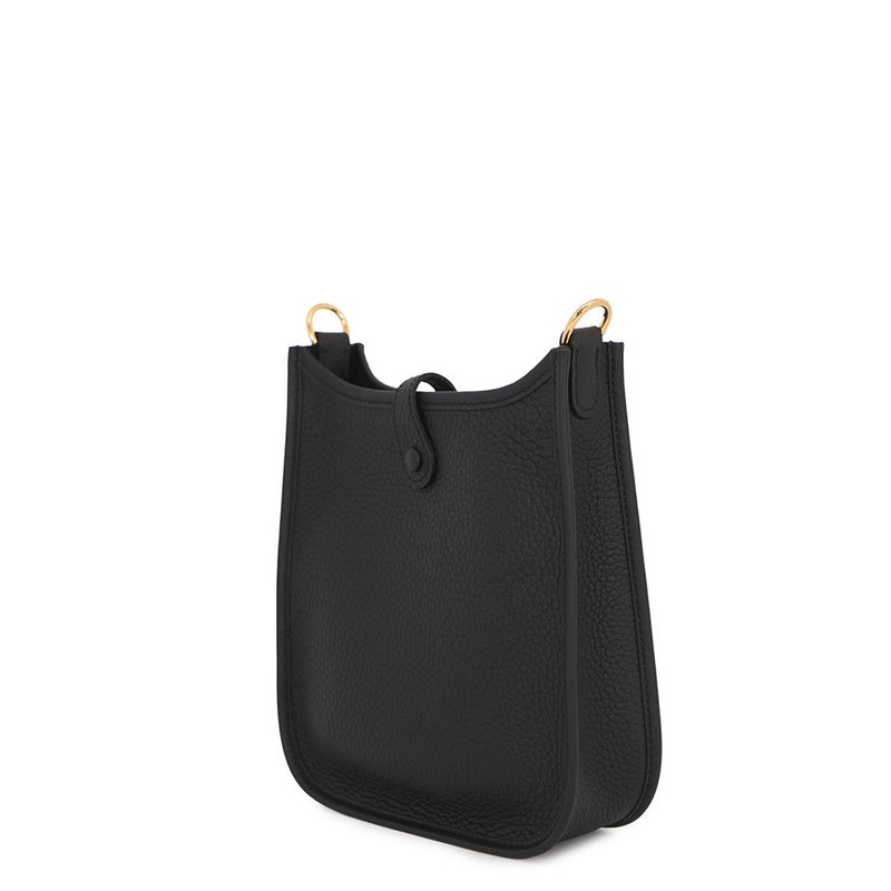 エルメス ショルダーバッグ エブリンTPM 111cm アマゾン ブラック/ゴールド金具 トリヨンクレマンス G刻印 HERMES Evelyne