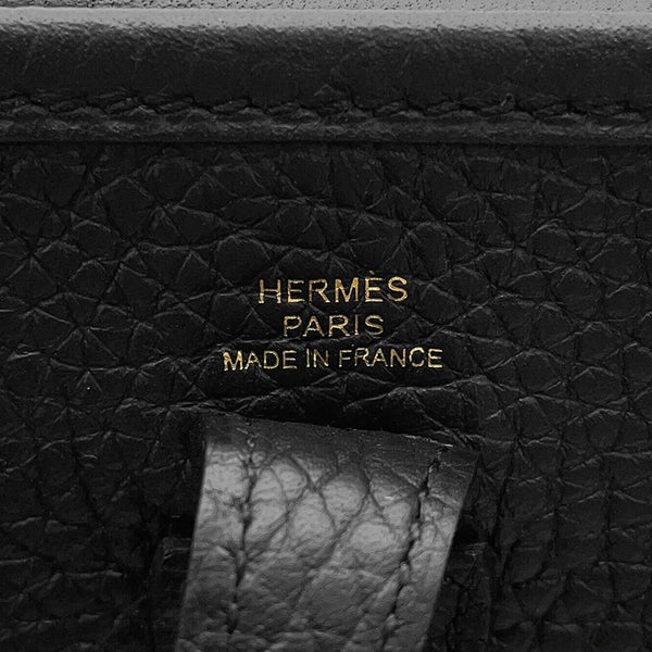 エルメス ショルダーバッグ エブリンTPM 111cm アマゾン ブラック/ゴールド金具 トリヨンクレマンス G刻印 HERMES Evelyne