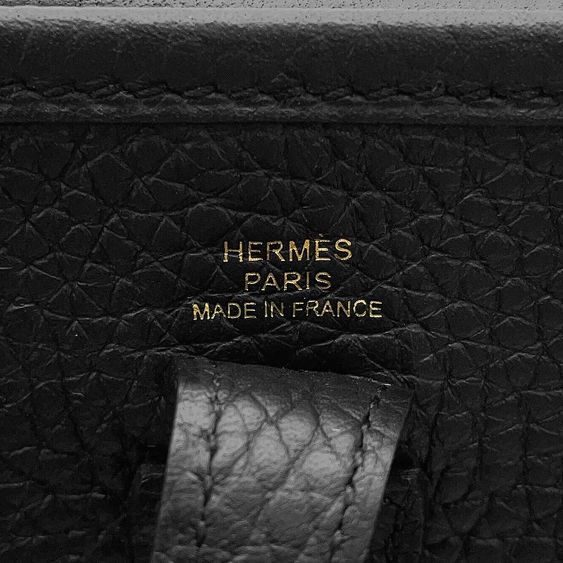 エルメス ショルダーバッグ エブリンTPM 111cm アマゾン ブラック/ゴールド金具 トリヨンクレマンス G刻印 HERMES Evelyne