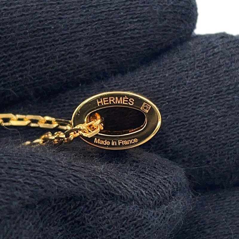 エルメス ネックレス ミニ・ポップアッシュ ニューゴールド/ゴールド金具 HERMES アクセサリー ポップH
