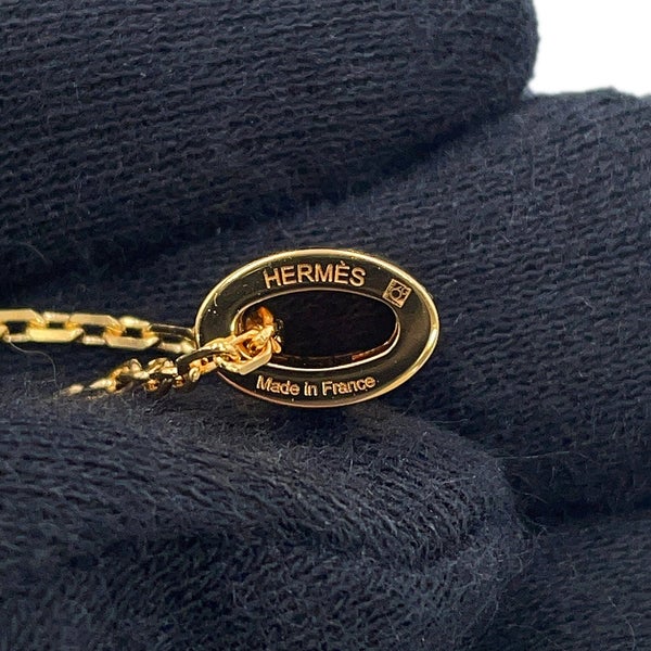 エルメス ネックレス ミニ・ポップアッシュ ニューゴールド/ゴールド金具 HERMES アクセサリー ポップH