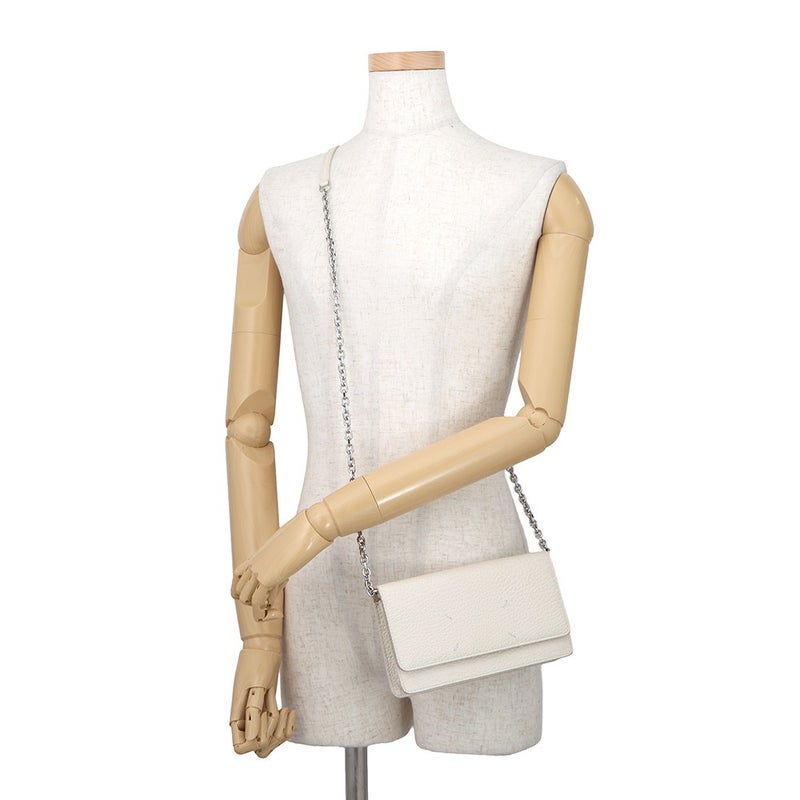 メゾンマルジェラ チェーンウォレット ４ステッチ レザー SA3UI0008 Maison Margiela 財布 白