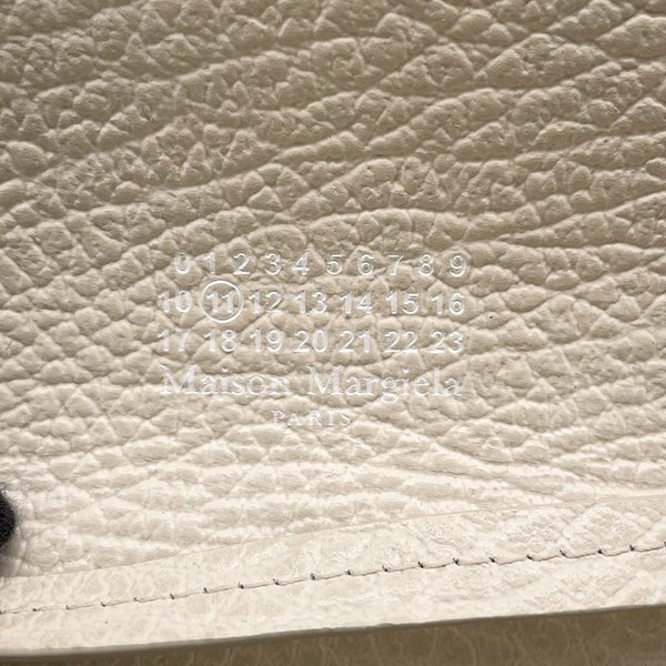 メゾンマルジェラ チェーンウォレット ４ステッチ レザー SA3UI0008 Maison Margiela 財布 白