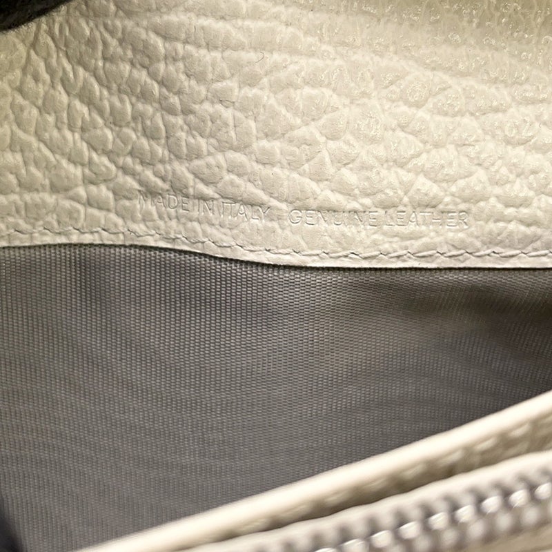 メゾンマルジェラ チェーンウォレット ４ステッチ レザー SA3UI0008 Maison Margiela 財布 白