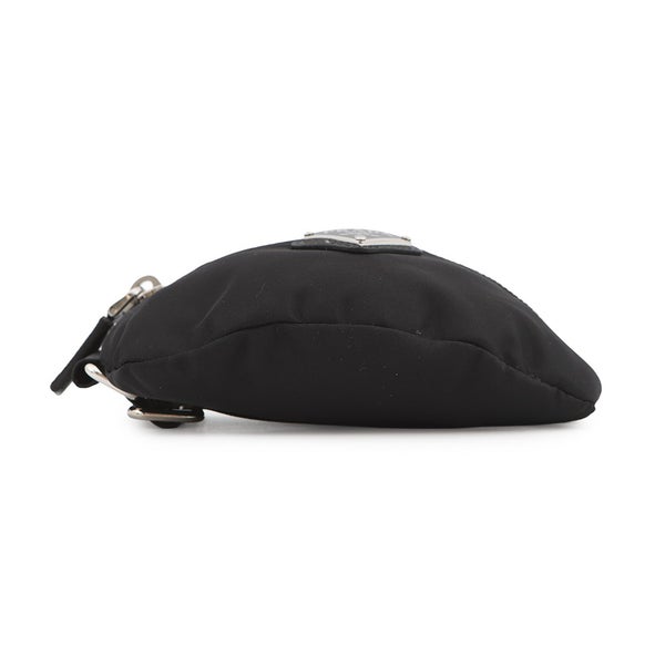 プラダ ポーチ Re-Nylon トライアングルロゴ リストバンドポーチ ナイロン 2TT095 PRADA ミニ ポーチ 黒