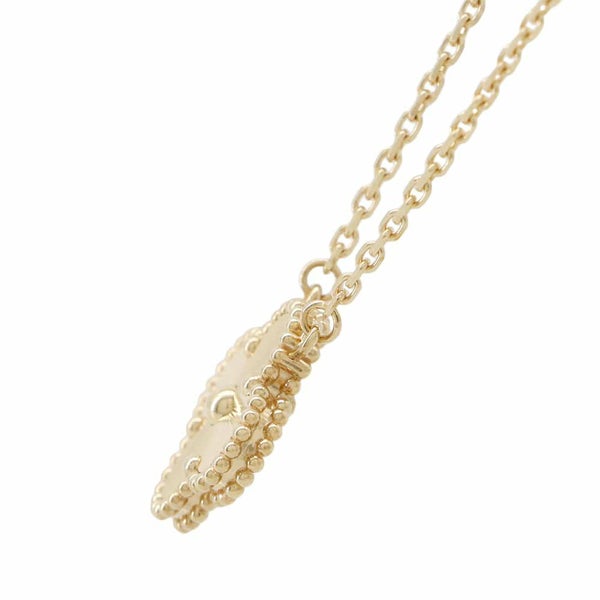 ヴァンクリーフ&アーペル ネックレス ヴィンテージ アルハンブラ ペンダント ギヨシェ K18YGイエローゴールド VCARP4KL00