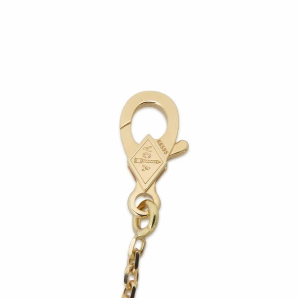 ヴァンクリーフ&アーペル ネックレス ヴィンテージ アルハンブラ ペンダント ギヨシェ K18YGイエローゴールド VCARP4KL00