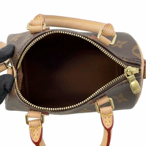 ルイヴィトン ハンドバッグ モノグラム ナノ・スピーディ M61252 LOUIS VUITTON 2WAYバッグ